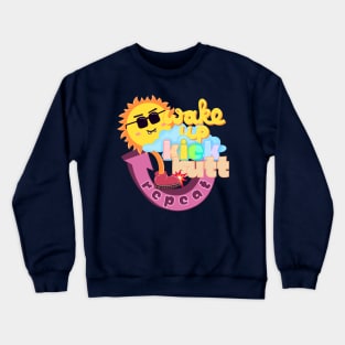 Wake Up, Kick Butt, Repeat Crewneck Sweatshirt